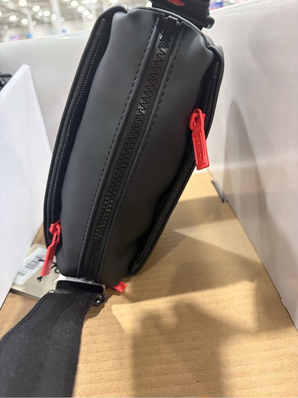 Hunter Black Crossbody Bag with Red Accents - black-or white(pick own color)new - Picture 12 of 16